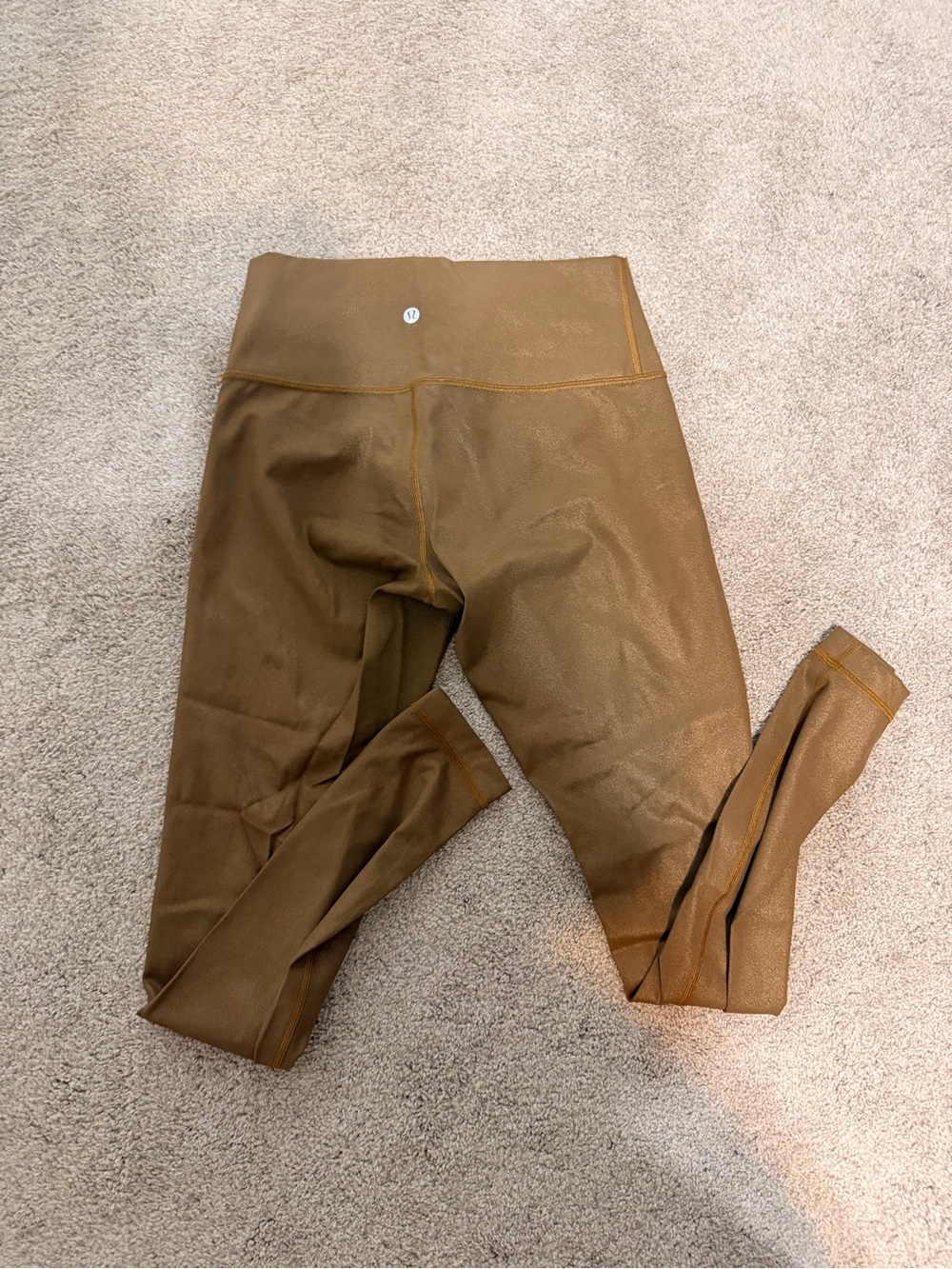 Lululemon Wunder Under High-Rise Tight 28” Matte Copper Foil Size 8 - Picture 3 of 3